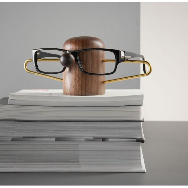 dot aarhus Nosy Glasgonhllare Walnut / Messing