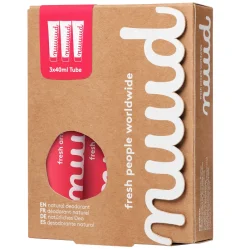 Nuud - Deocreme Uden Duft (3x40 ml)