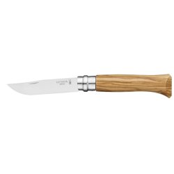 Opinel Gaveske Med N8 Kniv Af Rustfrit Stl Og Hndtag Af Oliventr