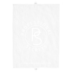 Professional Secrets Viskestykke, hvidt 100% bomuld