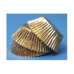 PME Muffinsform Mini 45 Stk - Guld