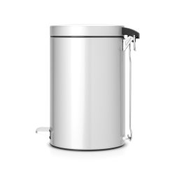 Brabantia Pedalspand 12 ltr. Metallic Grey