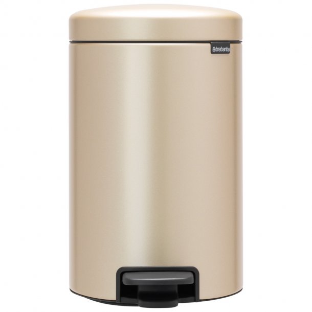 Brabantia Pedalspand Newicon 12 Liter, M/Plast Inderspand - Champagne