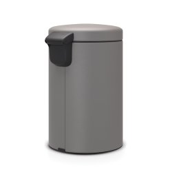 Brabantia NewIcon Pedalspand 12 Liter - Mineral Concrete Grey