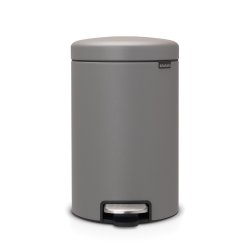 Brabantia NewIcon Pedalspand 12 Liter - Mineral Concrete Grey