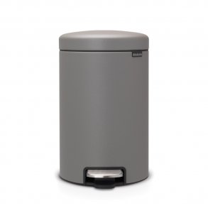 Brabantia NewIcon Pedalspand 12 Liter - Mineral Concrete Grey