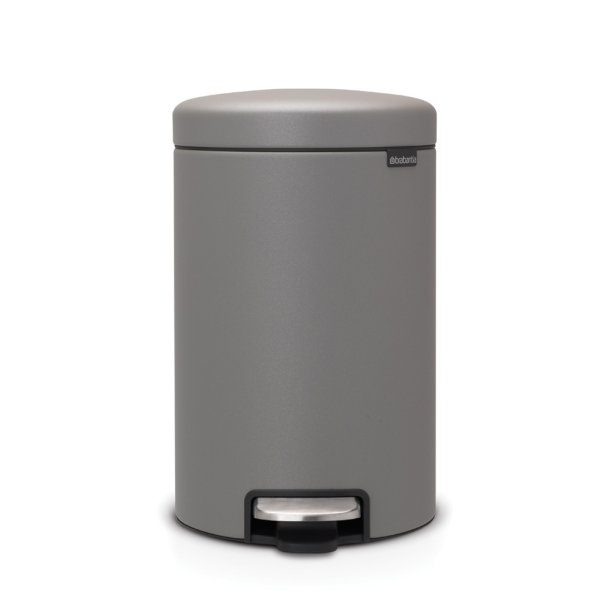 Brabantia NewIcon Pedalspand 12 Liter - Mineral Concrete Grey