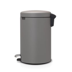 Brabantia NewIcon Pedalspand 12 Liter - Mineral Concrete Grey