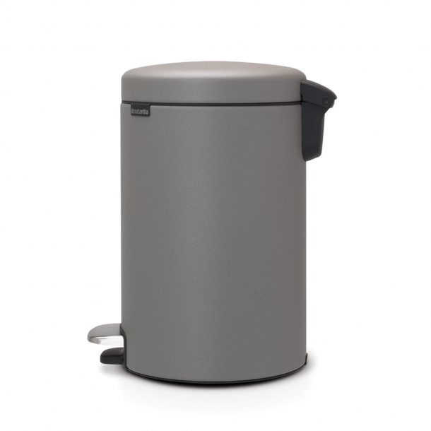 Brabantia NewIcon Pedalspand 12 Liter - Mineral Concrete Grey
