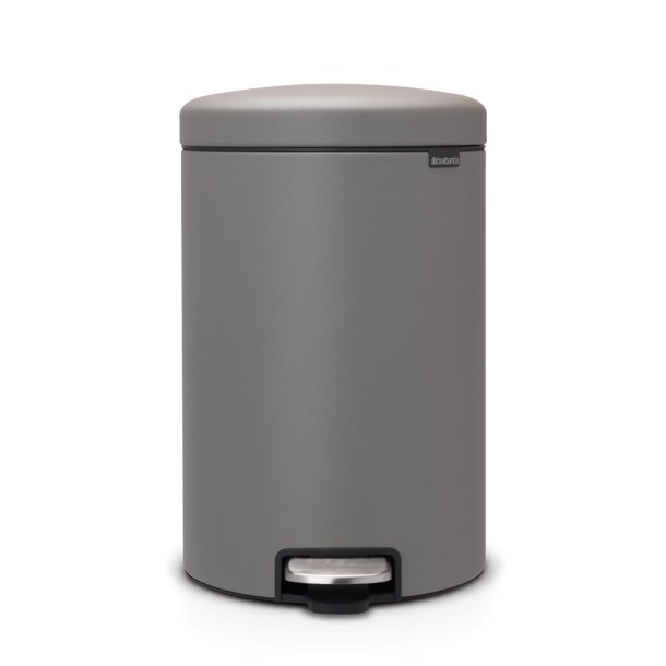 Brabantia NewIcon Pedalspand 20 Liter - Mineral Concrete Grey