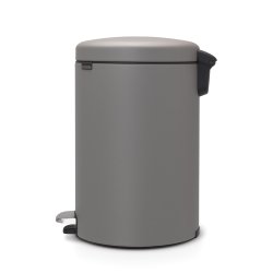 Brabantia NewIcon Pedalspand 20 Liter - Mineral Concrete Grey