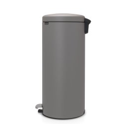 Brabantia NewIcon Pedalspand 30 Liter - Mineral Concrete Grey