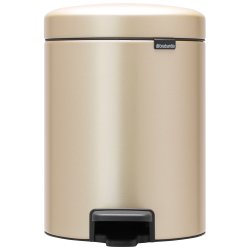 Brabantia Pedalspand Newicon 5 Liter - Champagne