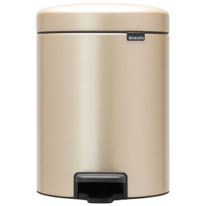 Brabantia Pedalspand Newicon 5 Liter - Champagne