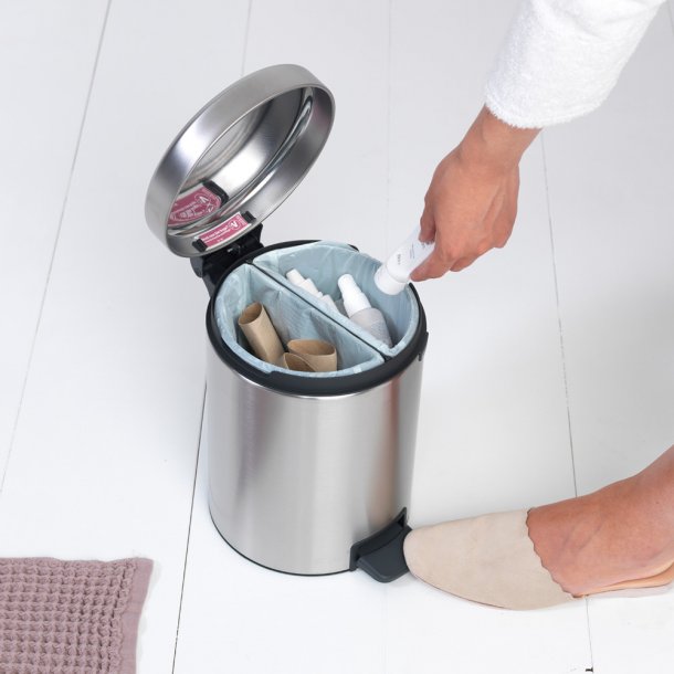 Brabantia Newicon Pedal Spand 2 X 2 Liter - Matt Steel 