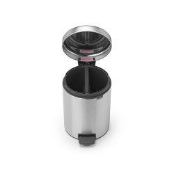 Brabantia Newicon Pedal Spand 2 X 2 Liter - Matt Steel 
