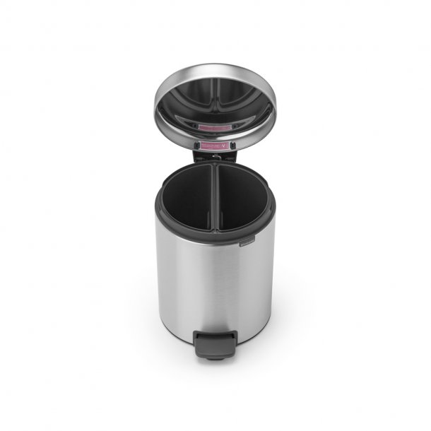 Brabantia Newicon Pedal Spand 2 X 2 Liter - Matt Steel 