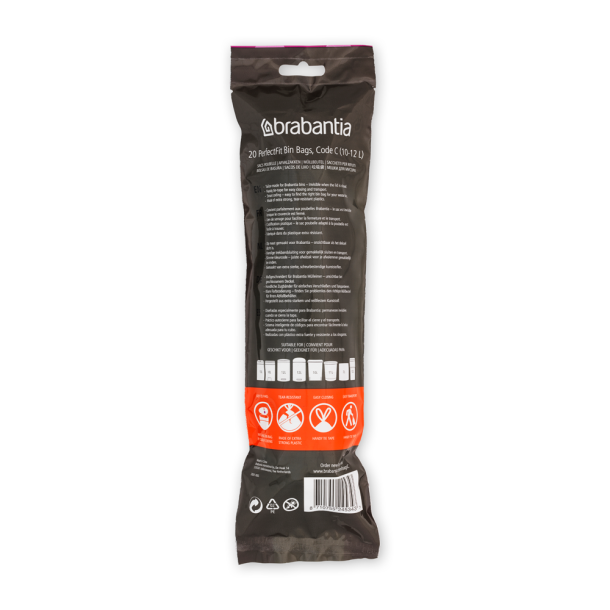 Brabantia Affaldsposer 10-12 Liter 20 stk Mrke C - 245343