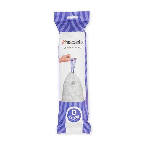 Brabantia Affaldsposer 15-20 Liter 20 Stk m�rke D - 246760
