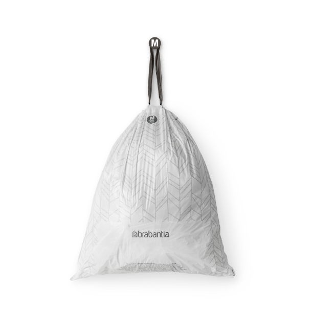 Brabantia PerfectFit Affaldsposer til Bo, kode M 60 liter, Dispenser med 40 poser