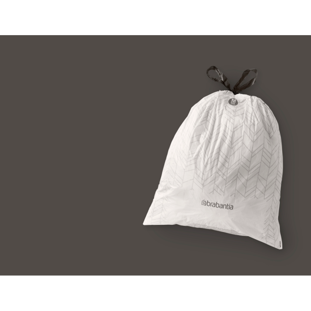 Brabantia PerfectFit Affaldsposer til Bo, kode M 60 liter, Dispenser med 40 poser