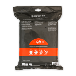 Brabantia PerfectFit Affaldsposer til Bo, kode M 60 liter, Dispenser med 40 poser