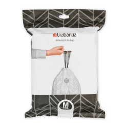 Brabantia PerfectFit Affaldsposer til Bo, kode M 60 liter, Dispenser med 40 poser