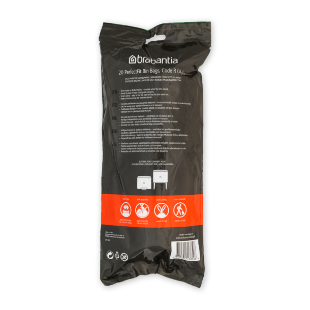 Brabantia Affaldspose R. 36 Liter - 20 stk. - White