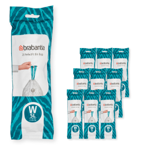 Brabantia Affaldspose W. 5 ltr. - Multipack 200 stk. 10x20 - White