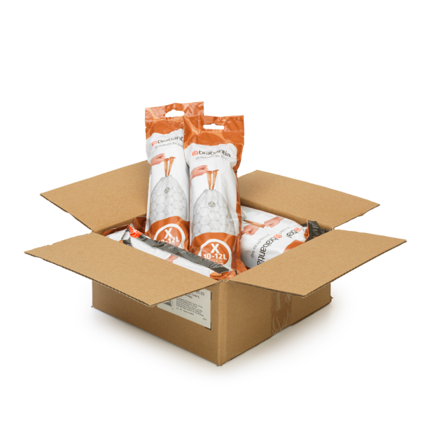 Brabantia Affaldspose X. 10-12 ltr. - Multipack 200 stk. 10x20 - White