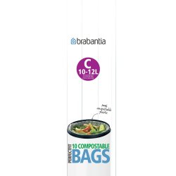 Brabantia Affaldspose 10 - 12 ltr. Bio Green - Mrke C