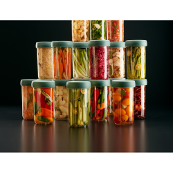L�ku� fermenteringsglas 700ml S�t