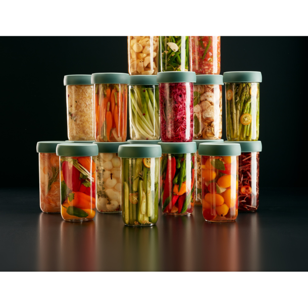 L�ku� fermenteringsglas 700ml S�t