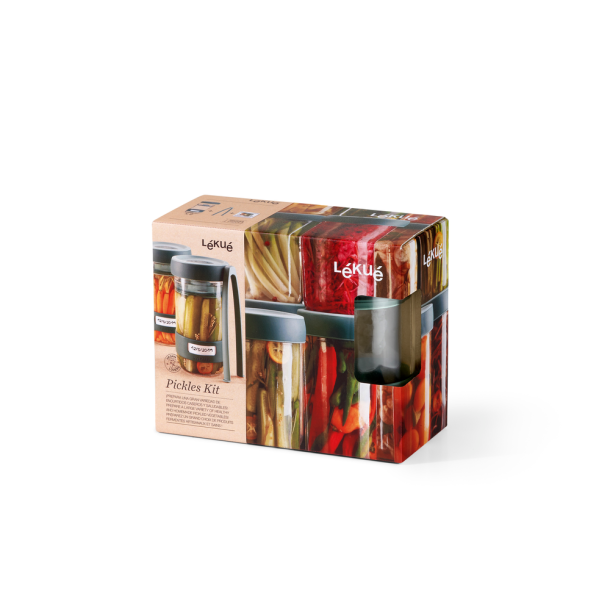 L�ku� fermenteringsglas 700ml S�t