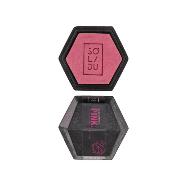 Solidu - Shampoo Bar PINK - Til Normal H�r (70 g)