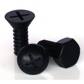 Qualy Screw Collection 3 Smarte Knager Sort