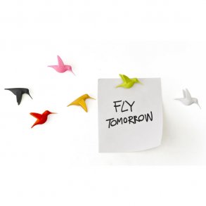 Qualy Kleskabsmagnet Kolibri / Fugle