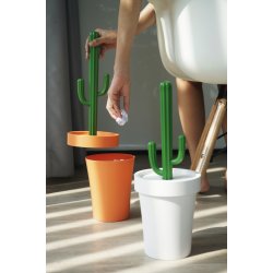 Qualy Kaktus Papirkurv "Cactrash" - Hvid