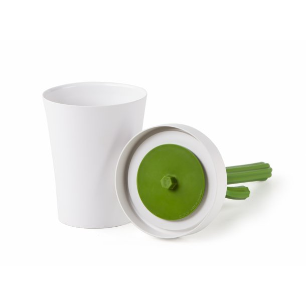 Qualy Kaktus Papirkurv "Cactrash" - Vit