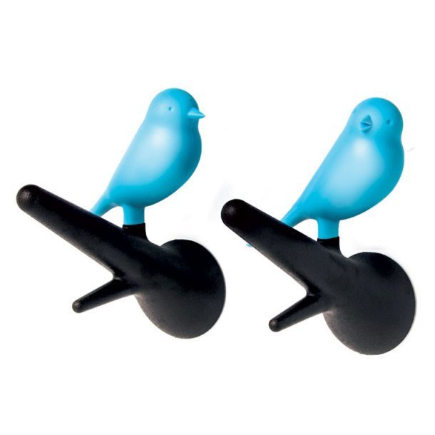 Qualy HOOK SPARROW Black Hook