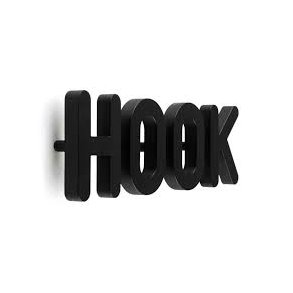 Qualy Wall Hook - Knager - Sort