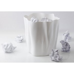 Qualy Papirkurv Flow Bin - Hvid