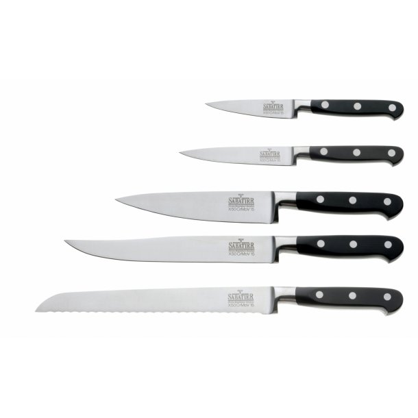 Richardson Sheffield V Sabatier Knivst - 5 Knive
