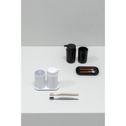 Brabantia Badevrelsestilbehr St 3 Dele - Dark Grey