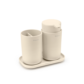 Brabantia ReNew Badev�relsestilbeh�r S�t 3 Dele - Soft Beige