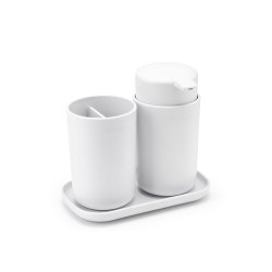 Brabantia Badevrelsestilbehr St 3 Dele - White