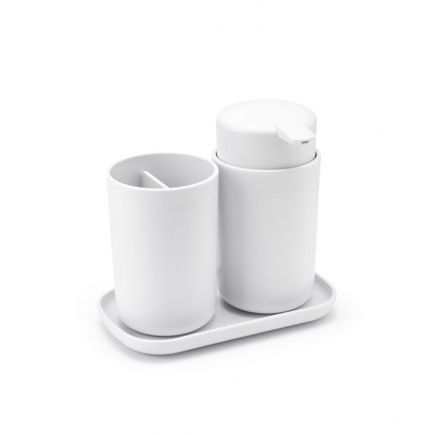 Brabantia Badevrelsestilbehr St 3 Dele - White