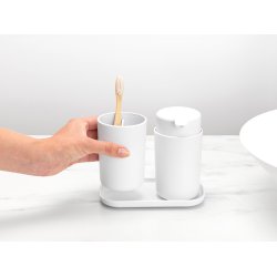 Brabantia Badevrelsestilbehr St 3 Dele - White