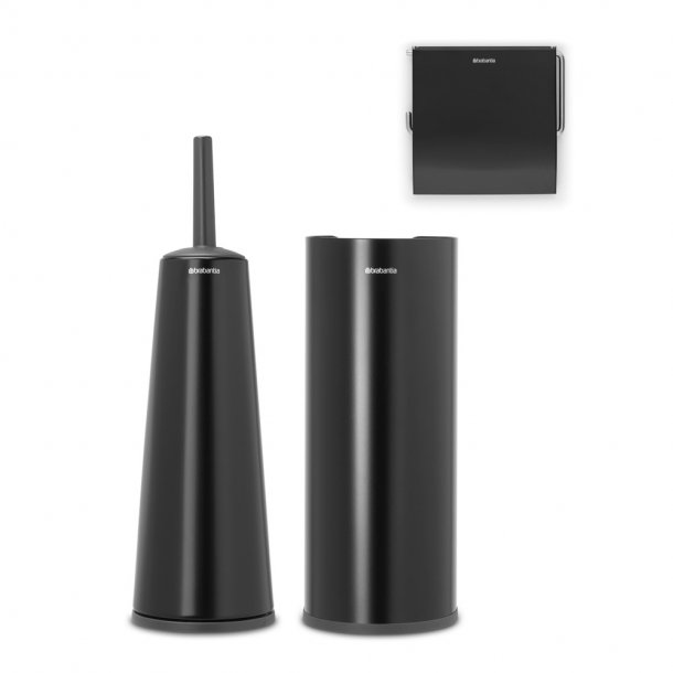 Brabantia Toilet Tilbehrsst 3 Dele - Matt Black