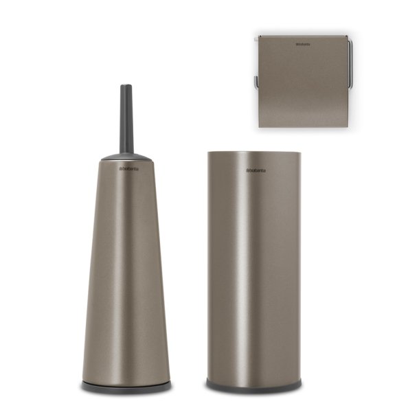 Brabantia Toilet Tilbeh�rss�t 3 Dele - Platinum